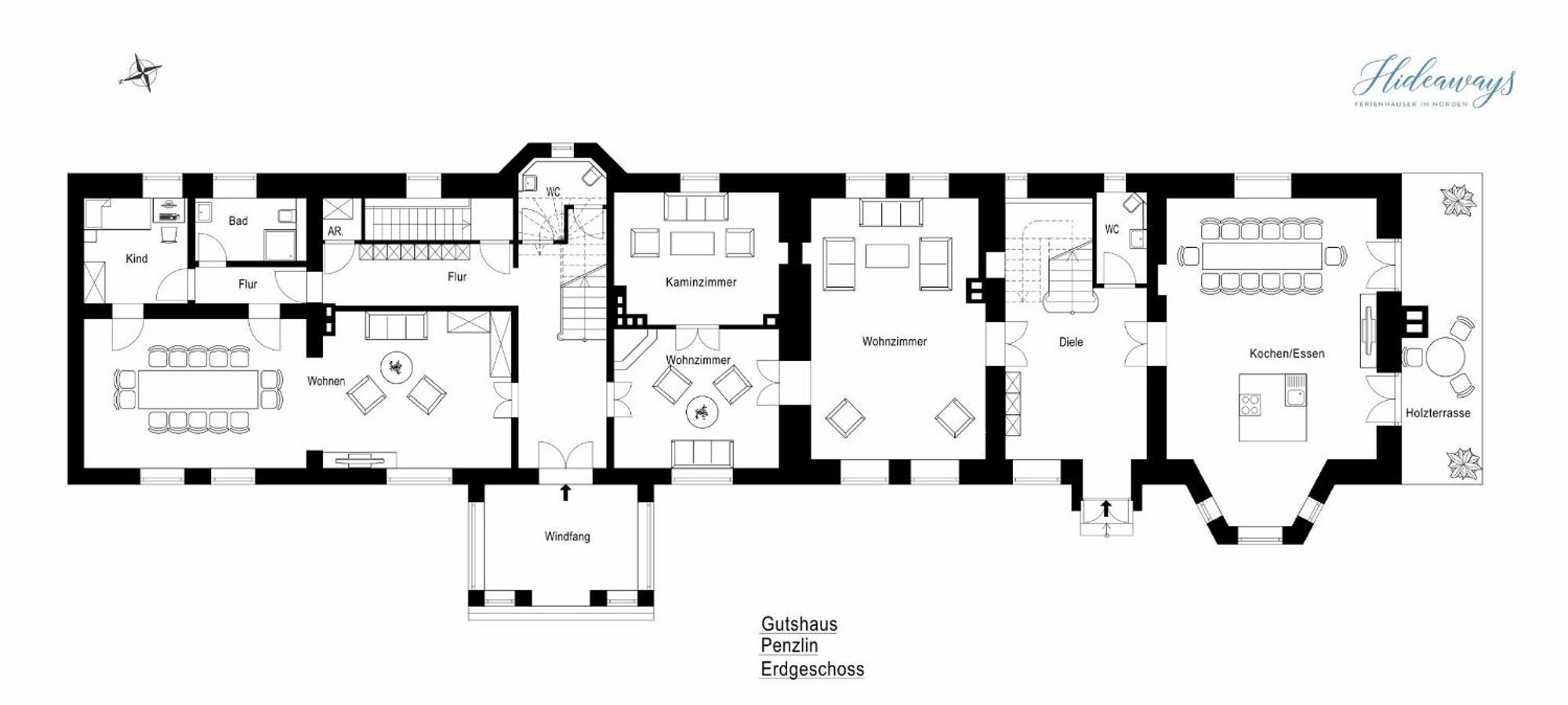 Gutshaus Penzlin Villa Meyenburg  Buitenkant foto